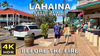 [4K HDR] Lahaina, Maui Walking Tour | February 2023
