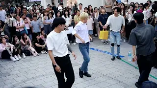 ONE OF DANCE CREW Hongdae performance #kpopdance #koreatrip #tourkorea