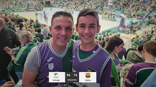 Unicaja Málaga 91-71 FC Barcelona. El Carpena,nuestro "Infierno verde". Tremendo ambiente vivido hoy