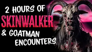 2 HOURS of Disturbing SKINWALKER & CRYPTID Scary Stories | RAIN SOUNDS | Horror Stories