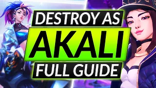 ULTIMATE AKALI GUIDE for Season 11 - INSANE Tricks, Combos and Builds - LoL Champion Tips