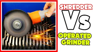 अगर Shredder के अंदर Operated Grinder को  डाल दे तो क्या  होगा? Exper - Shredder vs Grinder #shorts