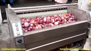 Onion Peeling Machine | Washing and Peeling for Potato, Ginger, Carrot, Beetroot | Onion Peeler