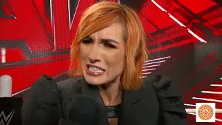 RAW 5.2.22 - Becky Lynch Backstage Interview