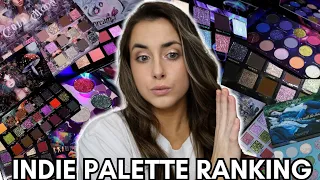 JANUARY INDIE EYESHADOW PALETTE RANKING| Ensley Reign, Unearthly Cosmetics, Nomad Cosmetics, & more!