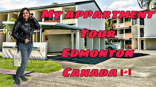 EDMONTON APARTMENT TOUR 2023 | What $1200 per month gets you in Edmonton, Canada? | Hindi Vlogs