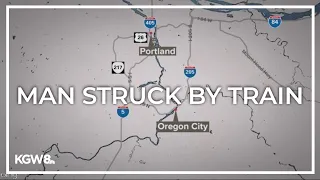 Man hit and killed by a train in Oregon City