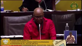 EFF MP Fighter @MzwaneleManyi in the National Assembly. Thursday, 08 June 2023.