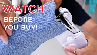 The Truth About Handheld Sewing Machines and How To Use Them!