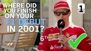 Grill the Grid - Kimi Raikkonen