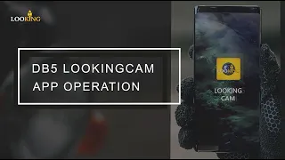 【LOOKING TAIWAN】DB5 2K Helmet Cam - LOOKINGCAM APP Operation