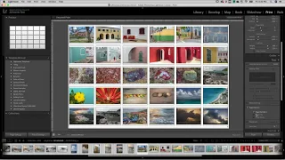 Printing Contact Sheets in Lightroom Classic