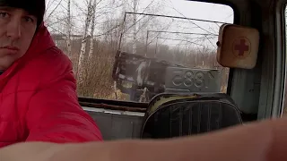 тренеровка на тракторе Т-150