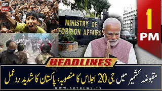 ARY News Headlines | 1 PM | 11th April 2023