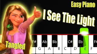 Learn How To Play 'I See The Light' On Piano With This Easy Tutorial | Tangled Movie