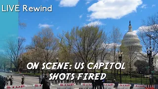 LIVE from US Capitol where shots fired, one Capitol Police officer dead and suspect dead.