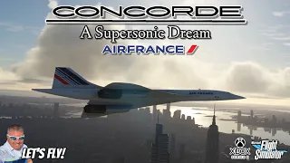 Concorde Flies From Long Island To New York City! Microsoft Flight Simulator Xbox Series X