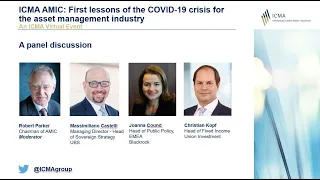 ICMA Virtual Event - AMIC   First lessons of the COVID 19 crisis for the asset management industry