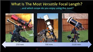 Most Versatile Focal Length for a Telescope?