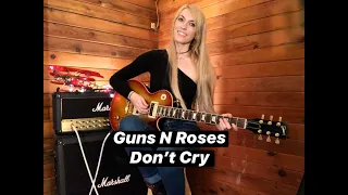 Guns N' Roses | Don't Cry | Electric Guitar Cover by Emily Hastings