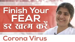 Finish Your Fear About Corona Virus: Part 1: Subtitles English: BK Shivani