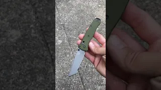 Benchmade Bailout M4 variant Green Aluminum Scales