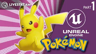 Remaking Pokémon in Unreal Engine 5 LIVE - Part 1 - Field Pokémon AI