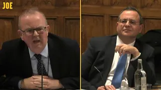 Ian Hislop embarrasses MPs in their own select committee on lobbying and transparency