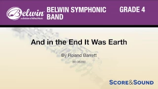 And in the End It Was Earth, by Roland Barrett – Score & Sound