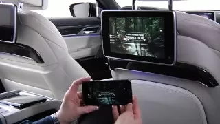 Mirror Your Phone In Rear Seat Entertainment | BMW Genius How-To