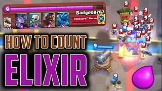 How to Count Elixir and Build Elixir Advantages // Elixir Management Tips and Tricks in Clash Royale