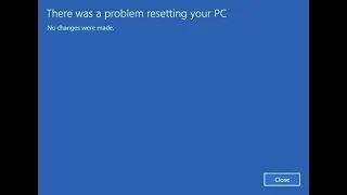 При восстановлении компьютера с Windows возникла проблема – изменения не внесены