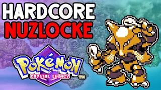 CAN I BEAT A POKEMON CRYSTAL LEGACY HARDCORE NUZLOCKE?!