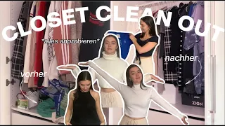 CLOSET CLEAN OUT 2023 | alles anprobieren, aussortieren & neu organisieren