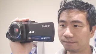 Andoer 4K 48MP Handheld Video Camera Camcorder Review