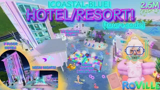 ROVILLE♥ Tour of My $2.5M 🏝️🌊Coastal-Blue (LUXURY RESORT/HOTEL!)💦⛱️ |With VOICE|