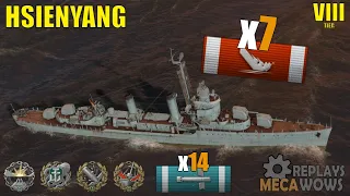 Hsienyang 7 Kills & 192k Damage | World of Warships Gameplay