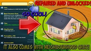 NEIGHBOURHOOD HOUSE REPAIRED!! | (Hay Day Level 18 Update 1)