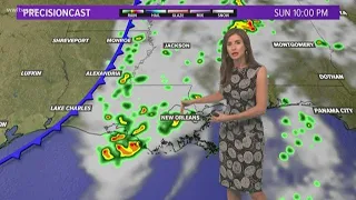 Weather: Scattered storms Sunday night, then it turns less humid Monday