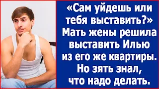 "Сам уйдешь или тебя выставить?" Мать жены решила выставить Илью из его же квартиры. Но зять...