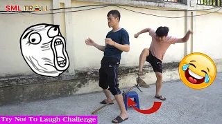 TRY NOT TO LAUGH - Funny Comedy Videos and Best Fails 2019 by SML Troll Ep.66