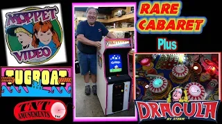 #1414 Moppet Video TUGBOAT Arcade Video Game & Stern DRACULA Pinball Machine- TNT Amusements