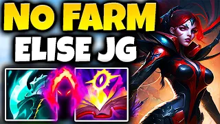 Rank 1 Elise Jungle but I don't farm at all! (20+ Kills in HIGH ELO)