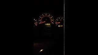 Mercedes E240 0-160km/h Start