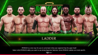 WWE 2K19 Smackdown Live Money In The Bank Ladder Match