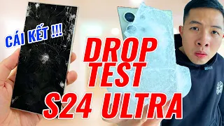 DROPTEST SAMSUNG GALAXY S24 ULTRA: MÀN HÌNH SIÊU BỀN, KHUNG VIỀN THÌ...