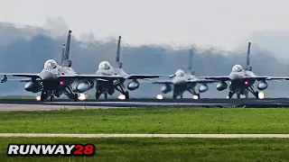 Volkel Vipers Awesome Elephant Walk; 70 Years 312 Squadron