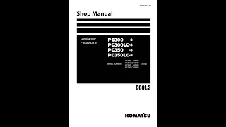 Shop Manual pc300-8 pc300lc-8 komatsu