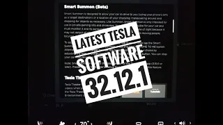 32.12.1 latest Tesla software update!