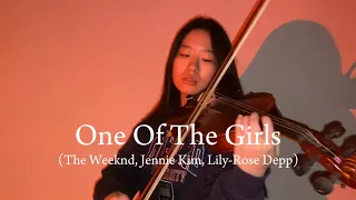 The Weeknd, Jennie Kim, Lily-Rose Depp - One Of The Girls (violin cover by Ru Yuan)